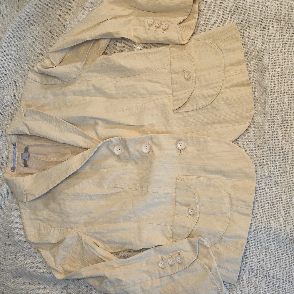 Ann Taylor Cream Blazer